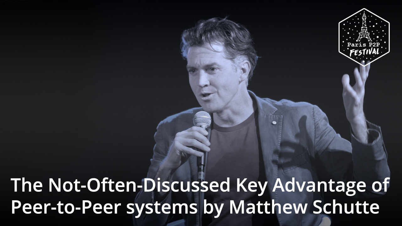 The Not-Often-Discussed Key Advantage of Peer-to-Peer systems Banner